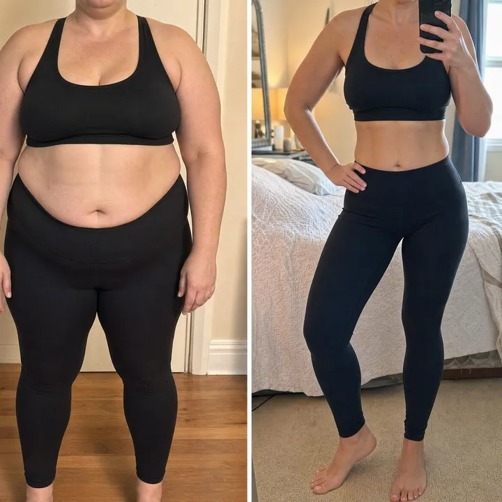 Nova Health and Wellness patient before and after